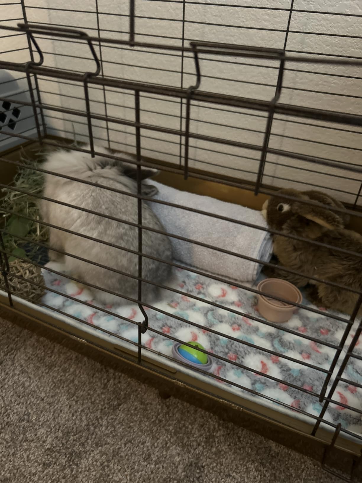 CUSOZWO Guinea Pig Bedding Mat, 3 Pack Waterproof Small Pet Cage Liners | Washable Soft Fleece Small Animal Blankets Accessories for Rat, Rabbit, Chinchilla, Ferret (13.7*13.7in) customer photo 2