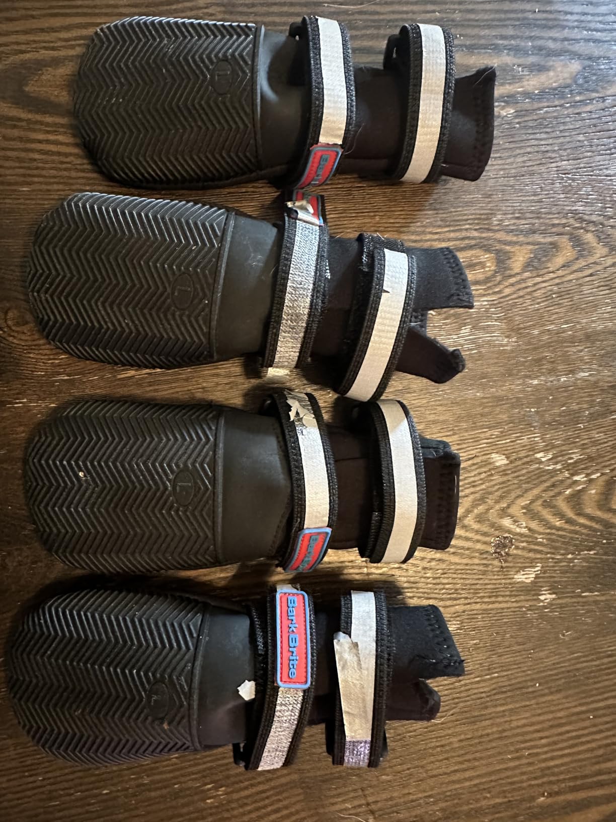 All Weather Neoprene Paw Protector Dog Boots with Reflective Straps in 5 Sizes! (Turquoise Small) customer photo 1