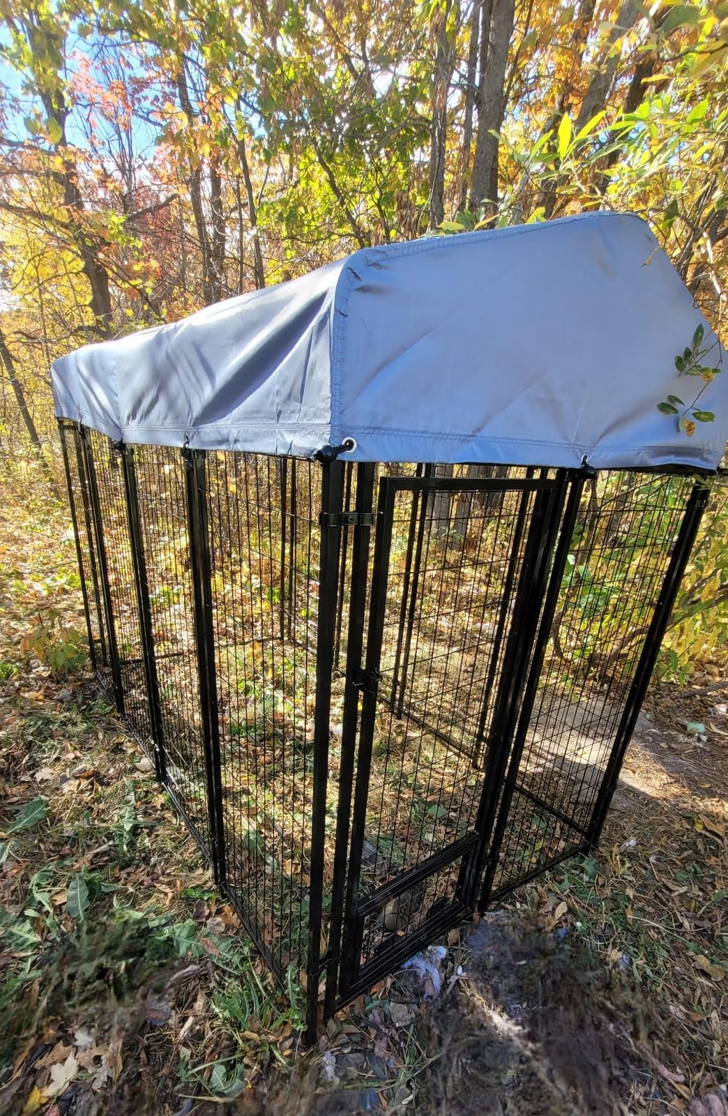LEMBERI 8x4x6FT Outdoor Dog Kennel for Large Dogs, Heavy Duty customer photo 1