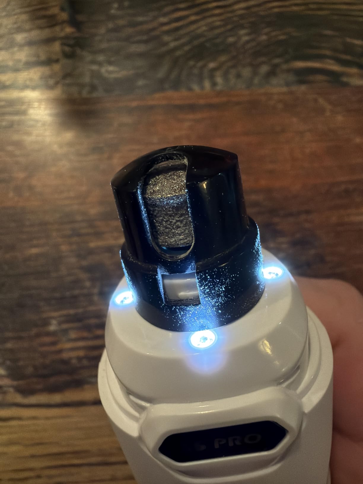 Whisper Quiet Dog Nail Grinder Safe & Stress-Free for Sensitive Dogs Cats | 4 LED Lights,3 Grinding Bits, 3-Speed, Pet Nail Trimmers, Rechargeable Painless Grooming Kit for All Breeds & Sizes customer photo 1