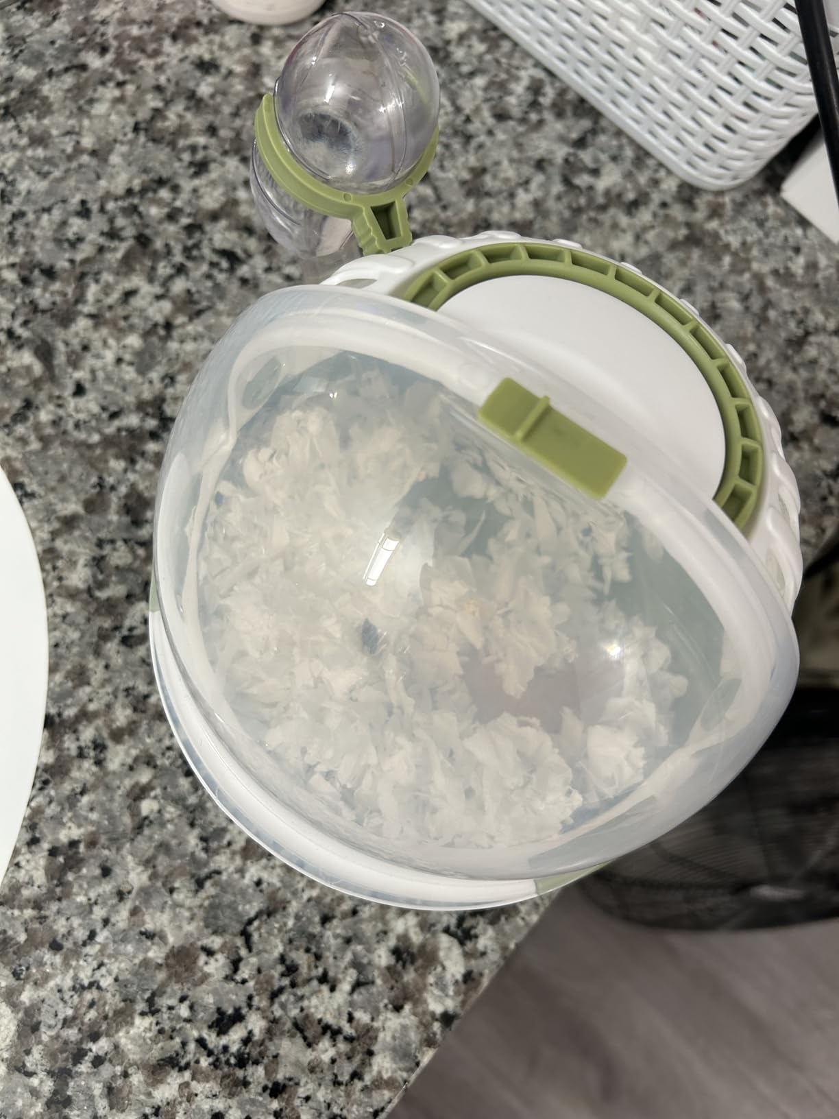 Hamster Carrier Cage Portable Cages Small Animals Carry Travel Case with Water Bottle Plastic Breathable Guinea Pig Outgoing Cage for Dwarf Hamster Ferret Chinchillas Hedgehog customer photo 2