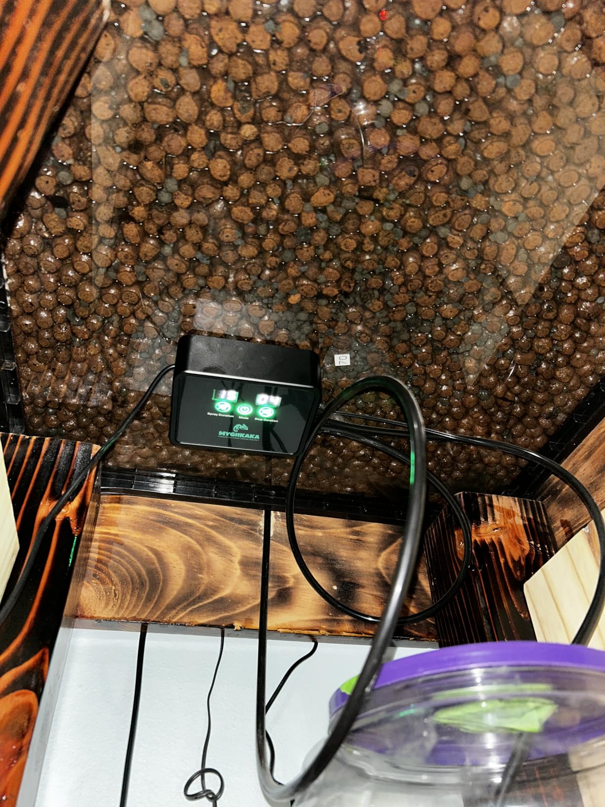 Reptile Smart Mister, Reptile Humidifiers Misting System Automatic with Timer, Terrariums Humidifier with 360°Adjustable Misting Nozzles, Spray Kit for Rainforest Plants Amphibian customer photo 2