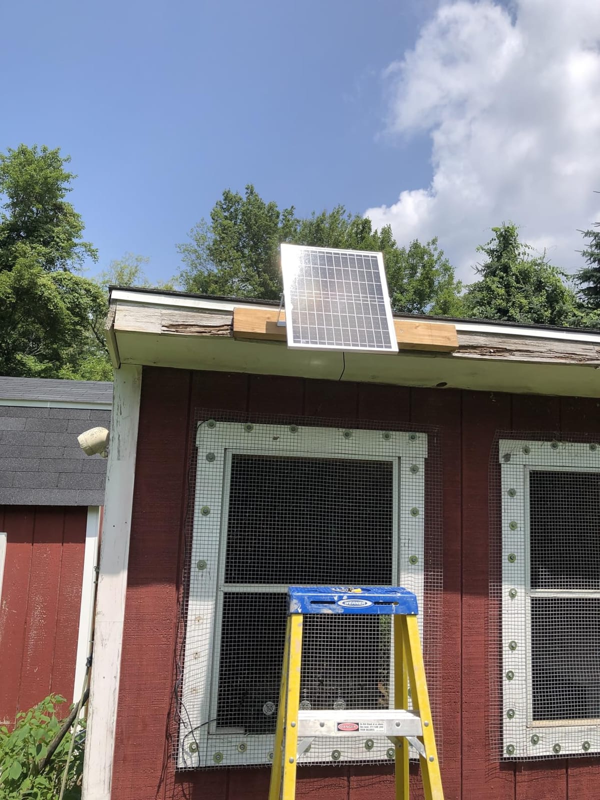 Fanspex Solar 3 Fan Kit, Waterproofed Solar Powered Fans for Outdoor Chicken Coop, Greenhouse & Shed Intake or Exhaust Air customer photo 1