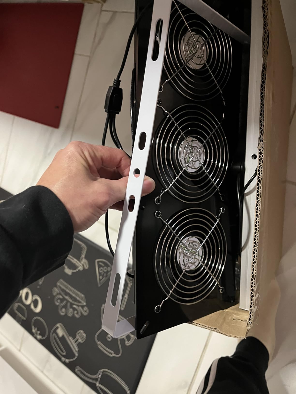 Fanspex Solar 3 Fan Kit, Waterproofed Solar Powered Fans for Outdoor Chicken Coop, Greenhouse & Shed Intake or Exhaust Air customer photo 2