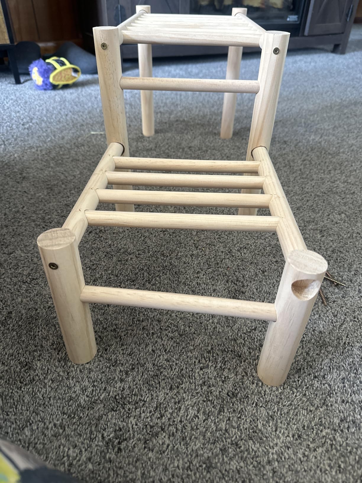 Chicken Perch - Roosting Ladder for Chicken Coop - Jungle Gym & Toys for Poultry customer photo 2