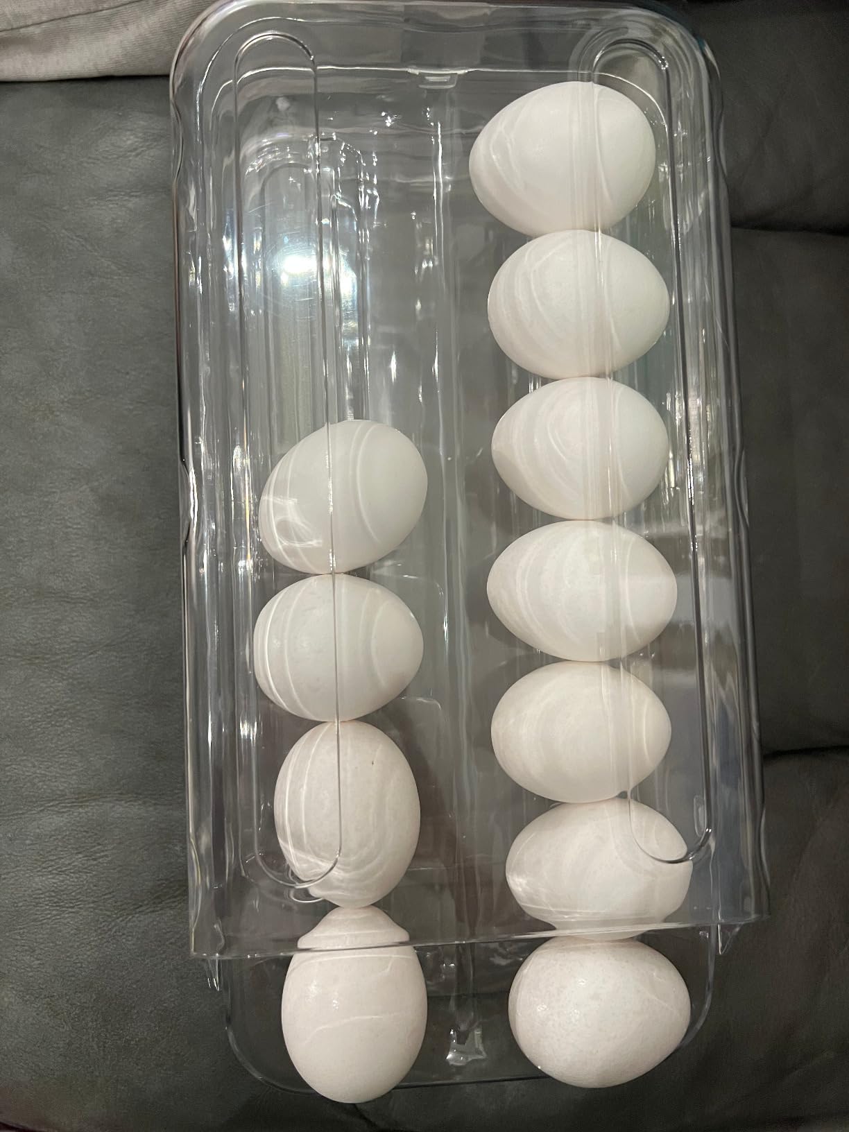 theaoo Egg Holder for Fridge, Automatic Rolling Egg Container for Refrigerator, Clear Plastic Egg Dispenser, Stackable Eggs Organizer with Quick Removable inner Tray For Organizers and Storage, 2 Pack customer photo 2