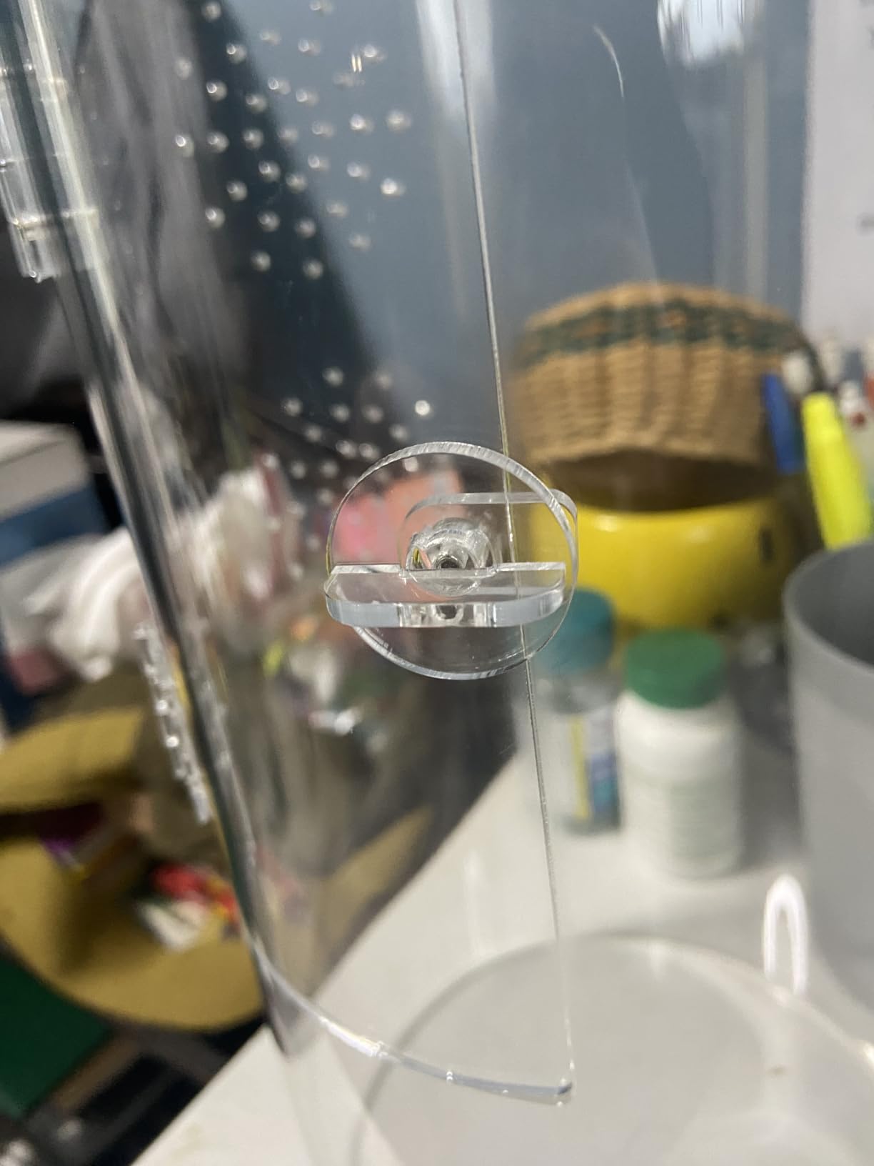 Front Opening Terrarium Jumping Spider Enclosure, Tall Arboreal Tarantula Enclosure Terrarium with Cross Ventilation, Waterproof Acrylic Reptile Enclosure customer photo 1