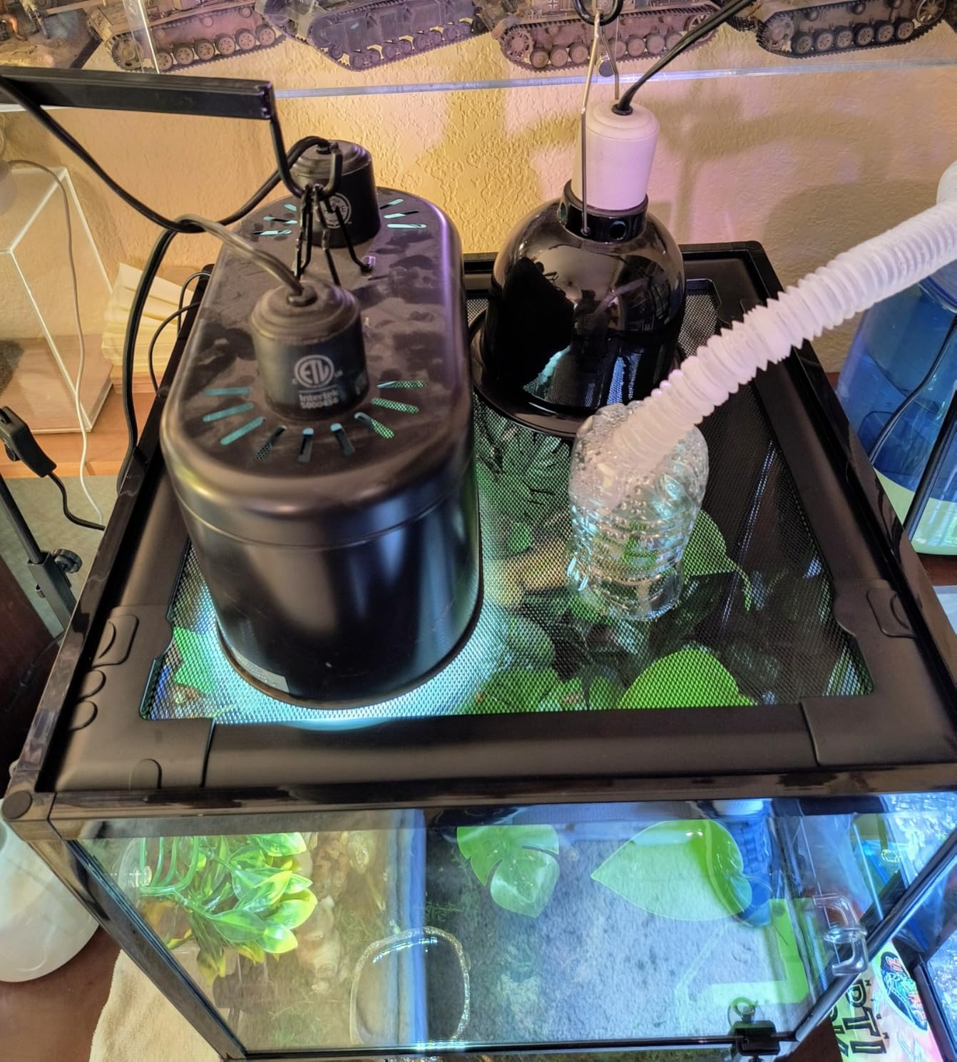 REPTI ZOO 30 Gallon Reptile Glass Terrarium, 18