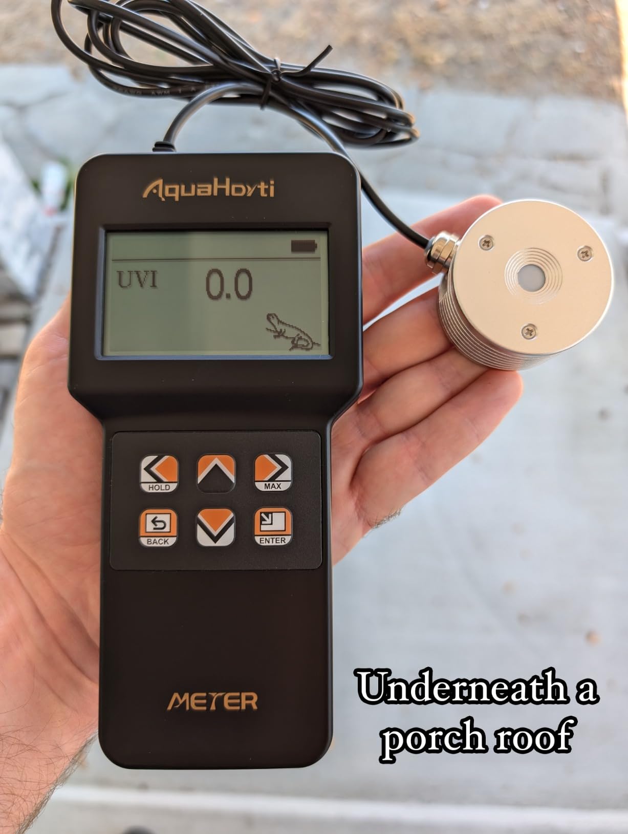 Reptile UV Index Meter,0-388.9,for UVB Fluorescent Lamp and LED Lights,Sunlight. Record UVI Distribution customer photo 2