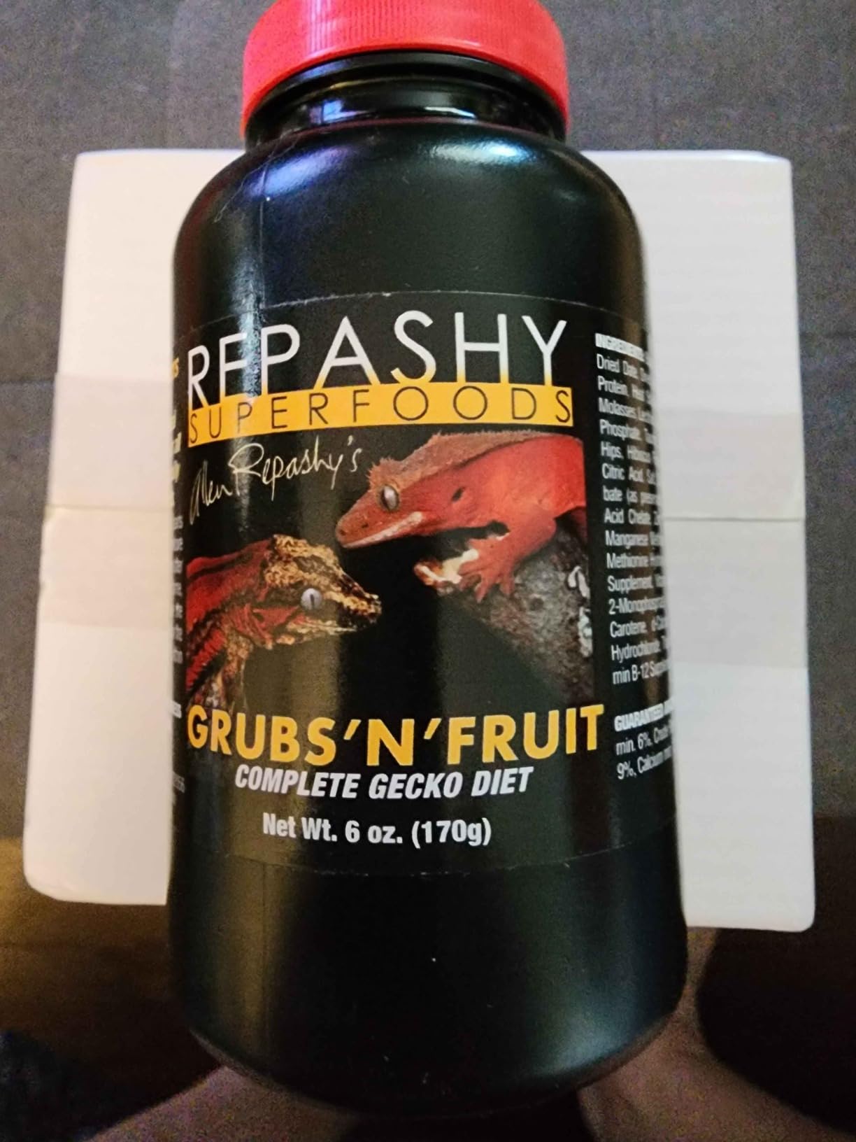 Repashy Grubs 'N' Fruit Crested Gecko Diet 6 Oz JAR customer photo 2