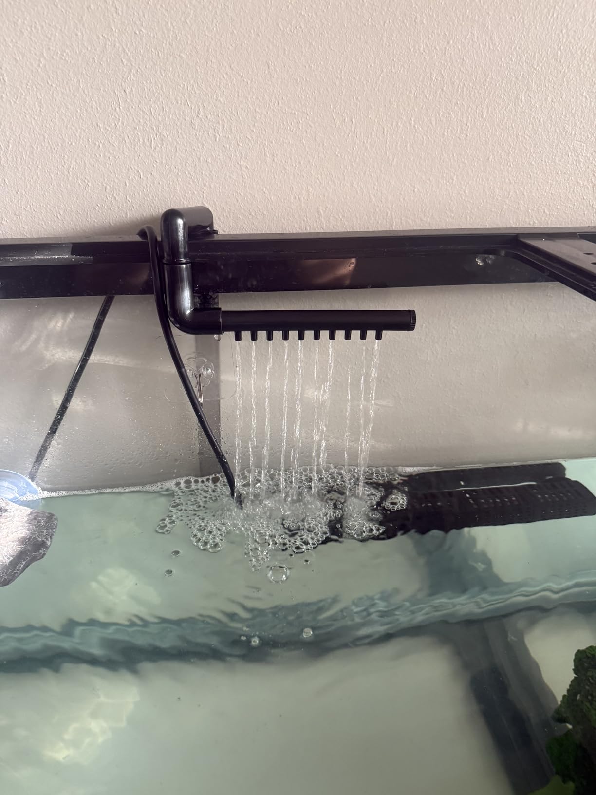 PONDFORSE Canister Filter, External Aquarium Filter Ultra-Quiet Water Circulation Cleaning Machine with Media for Fish Tanks and Aquariums customer photo 2