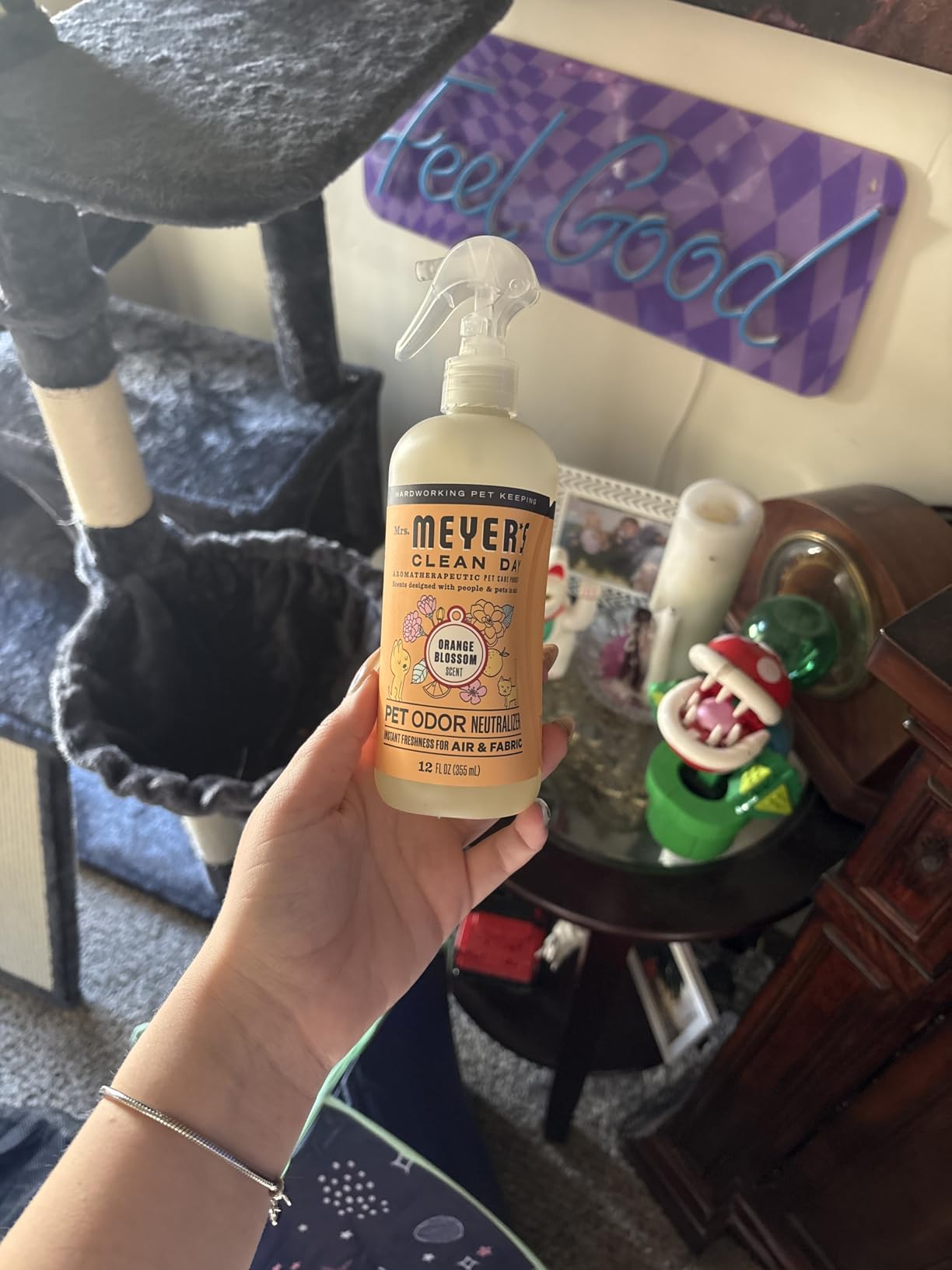 Mrs. Meyer's Clean Day Pet Odor Neutralizer, Orange Blossom Scent, 12 oz customer photo 1