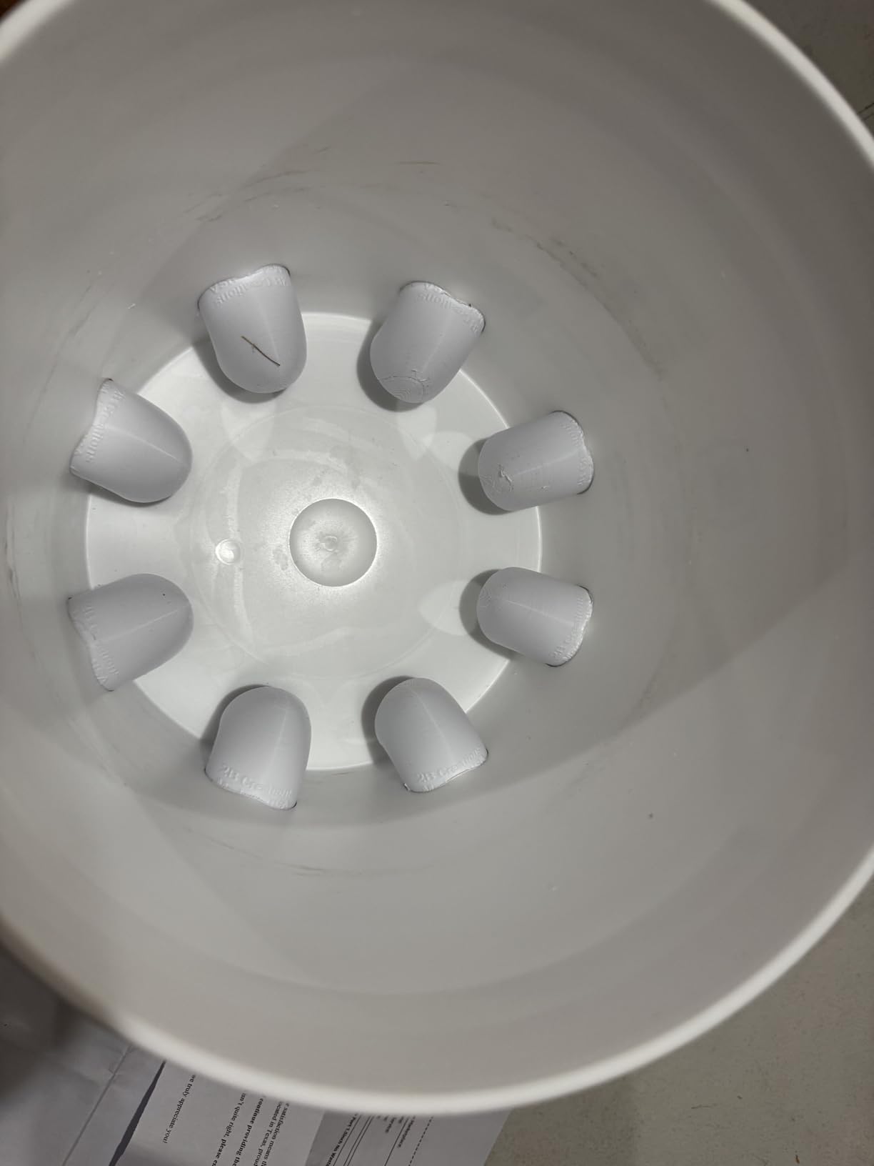 The Original Quail Feed Saver Port 1.5inch No Waste DIY Feed Ports for Coturnix Quail 3D Printed Made in USA 16ct White Color customer photo 2