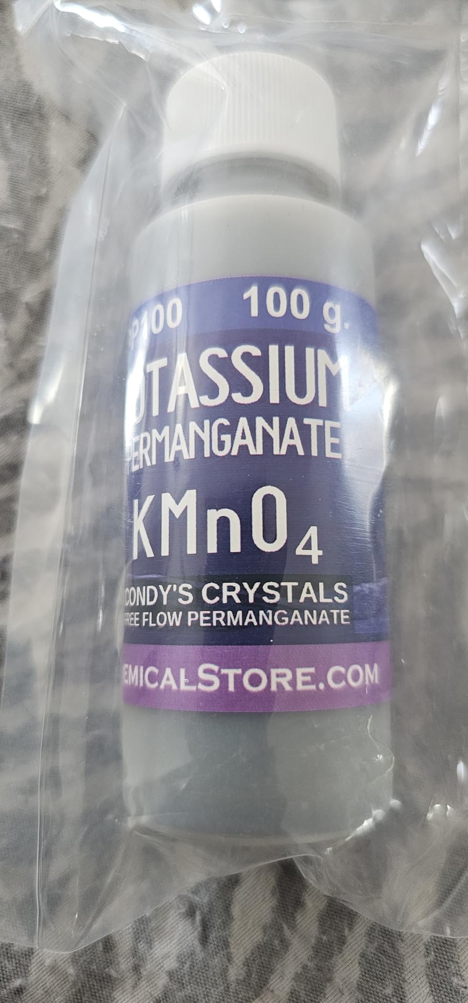 Potassium Permanganate - CHEMICALSTORE.COM Condy's Crystals (100gr) customer photo 1