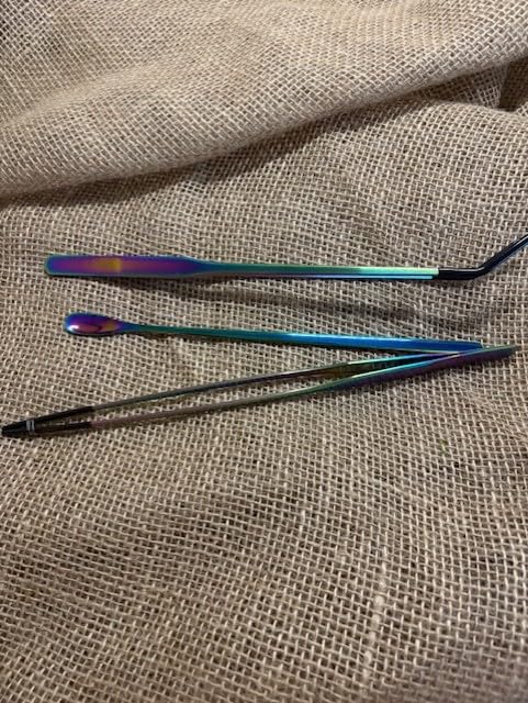Tongs for Reptile Feeding, LveSunny 3-Pack Stainless Steel with Rubber Tips | 10.6-Inch Straight and Curved Tweezers for Bearded Dragons and Lizards, Ideal for Aquariums, Terrariums and Crafts customer photo 1