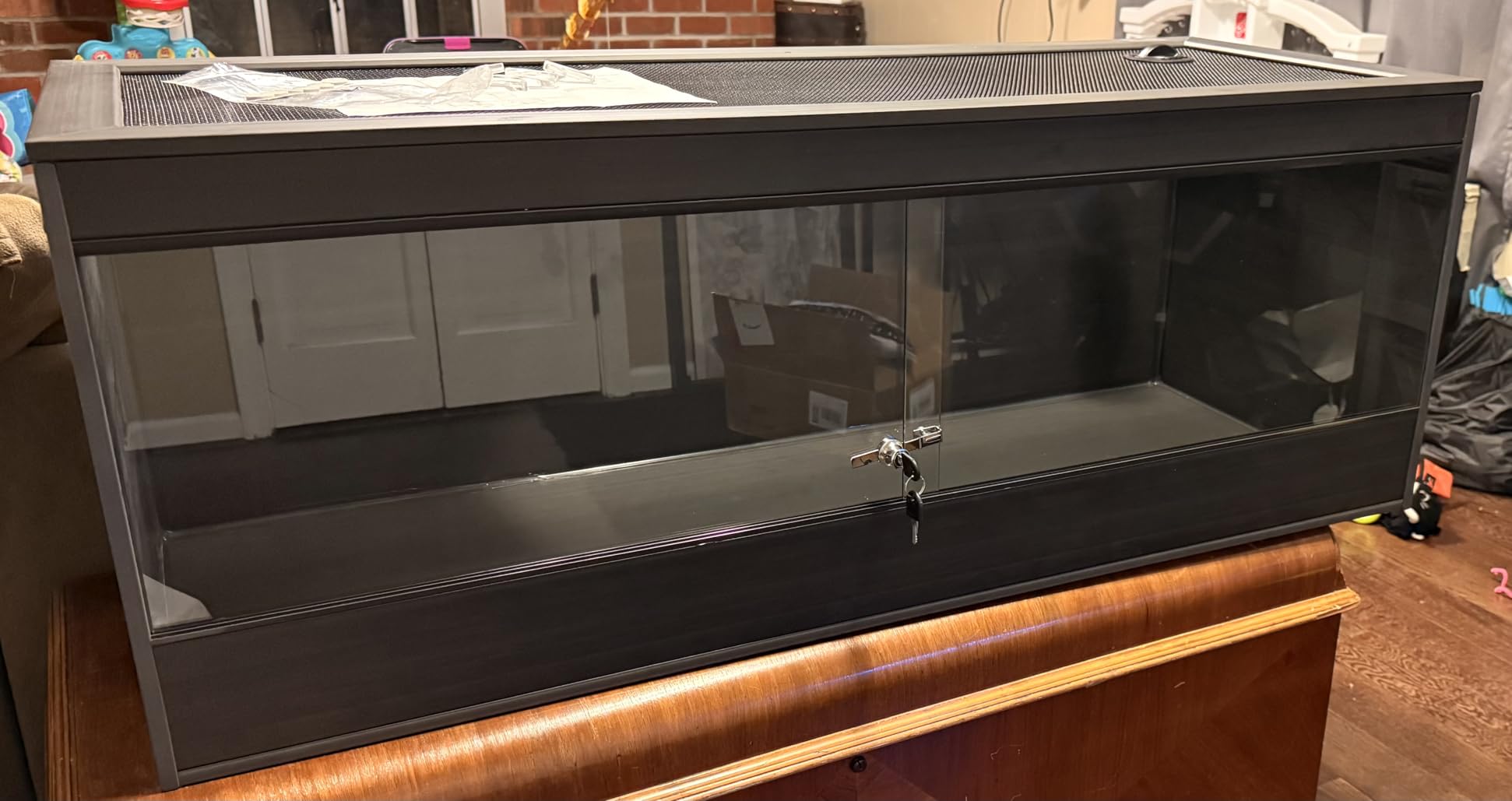 68 Gallon Reptile Enclosure, 48x18x18 Reptile Tank Terrarium, 48