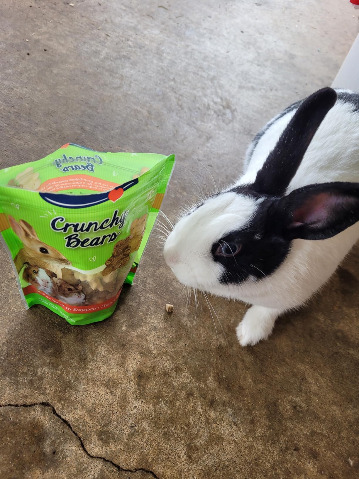 Vitakraft Crunchy Bears Rabbit, Guinea Pig & Hamster Treat 12 oz (Pack of 3) customer photo 1