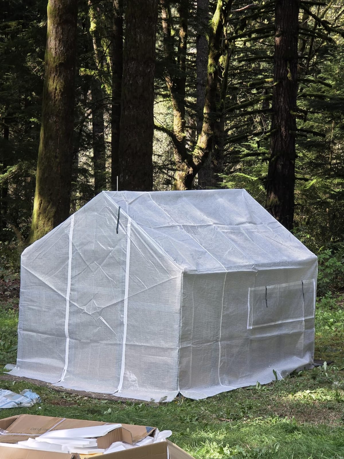 COZIWOW Chicken Coop with Full Waterproof Cover, 9' Extra Large Wooden Chicken House for 10-15 Chickens, 4 Nesting Boxes & Roosting Bars, Outdoor Walk-in Poultry Run, Orange customer photo 2