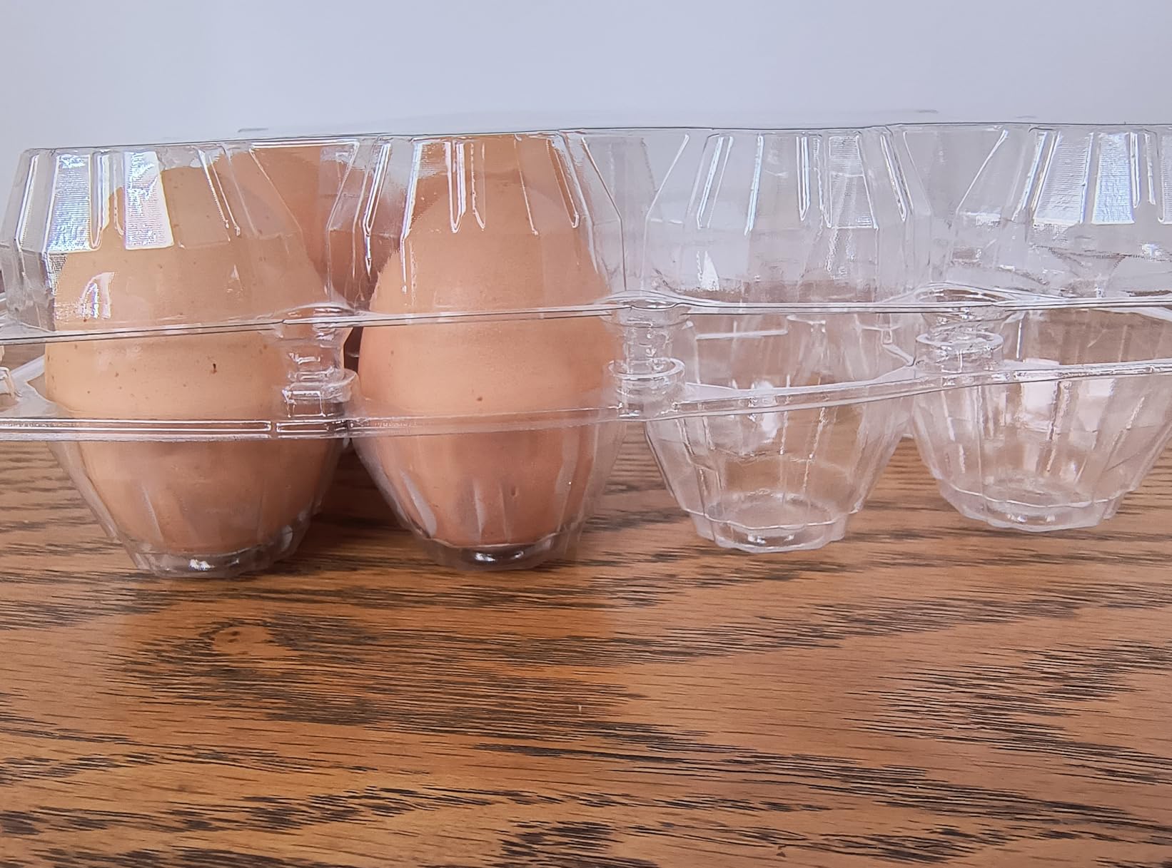 WIKDAY Plastic Egg Cartons 60 Pack 12 Count Cheap Bulk Clear | with Date Tracking Stickers Egg Care Instructions, Dozen Reusable Empty Egg Containers for Chicken Eggs Storage Farm Markets customer photo 2