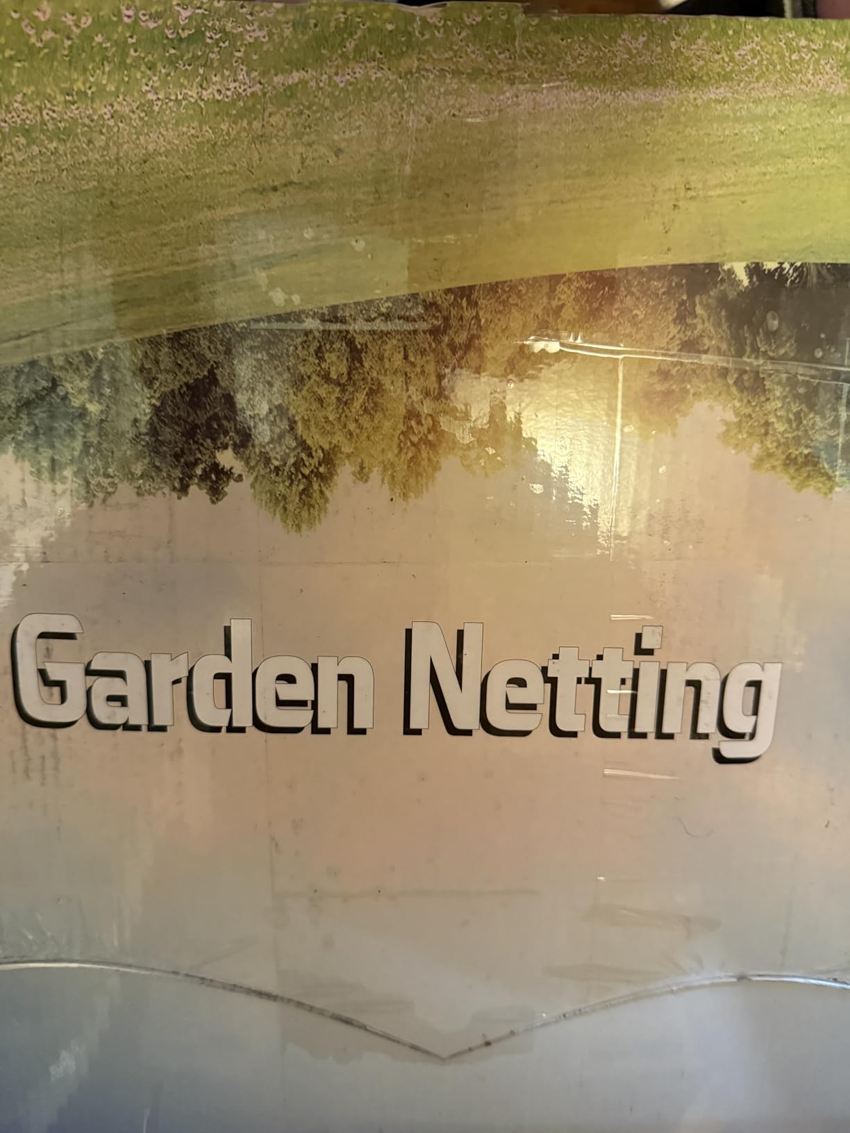 25x100 FT Heavy Duty Bird Netting for Chicken Coop & Garden | HDPE Poultry Netting Fence 1 Inch Diamond Mesh, Fruit Tree Vegetable Protection from Birds Deer Squirrels customer photo 1