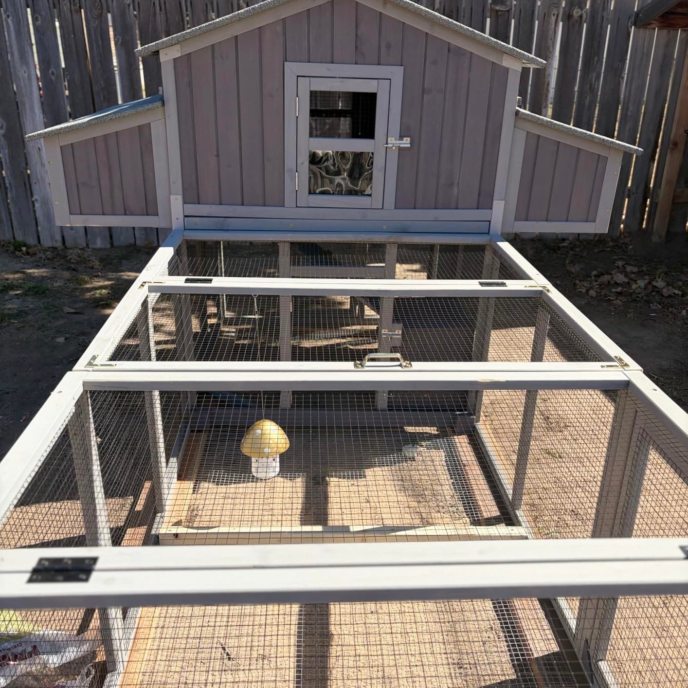 Aivituvin Chicken Coop Run Extension Rabbit Enclosure Outdoor Duck Hen Playpen customer photo 2