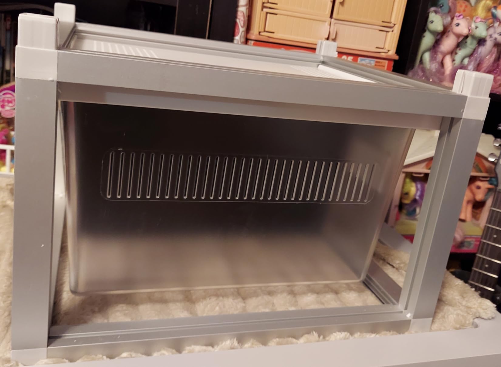 13x10x4 Stackable Reptile Rack with Base PE Drawer Ventilated Lid Modular customer photo 2