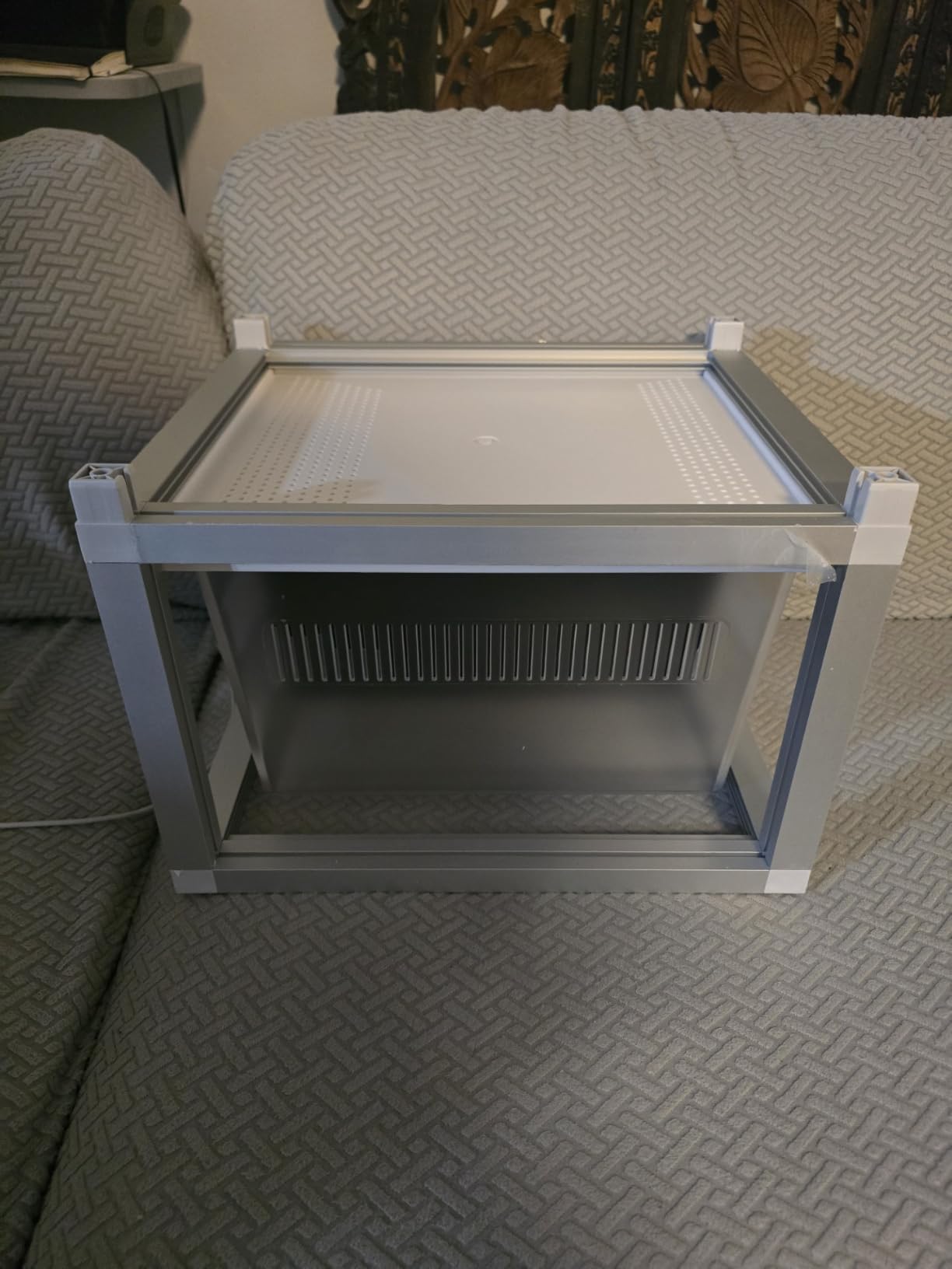 13x10x4 Stackable Reptile Rack Expansion Unit PE Drawer Ventilated Lid customer photo 2