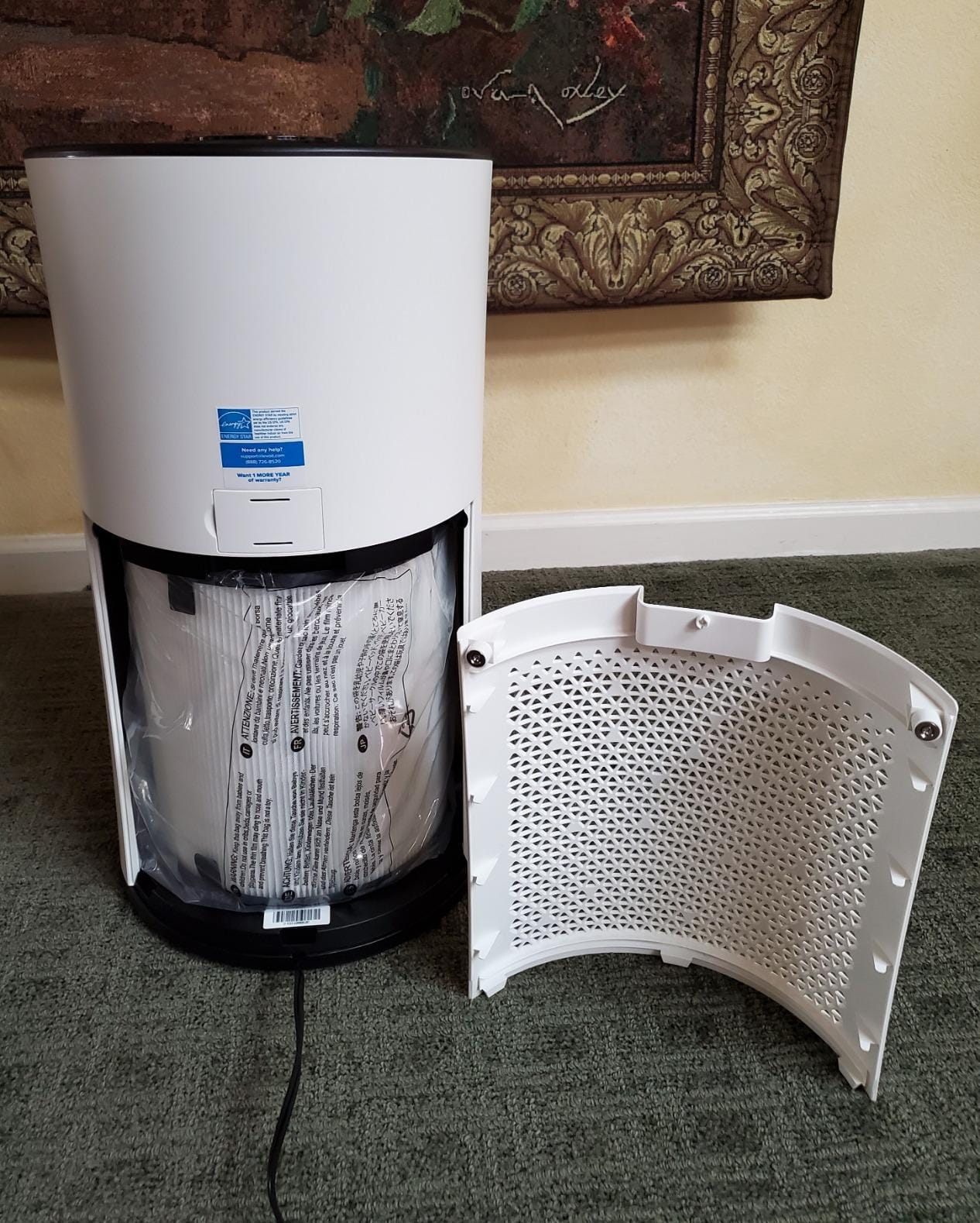 LEVOIT Smart Pet Air Purifier for Home Pets Large Room, Vital Pet Pro,White customer photo 2