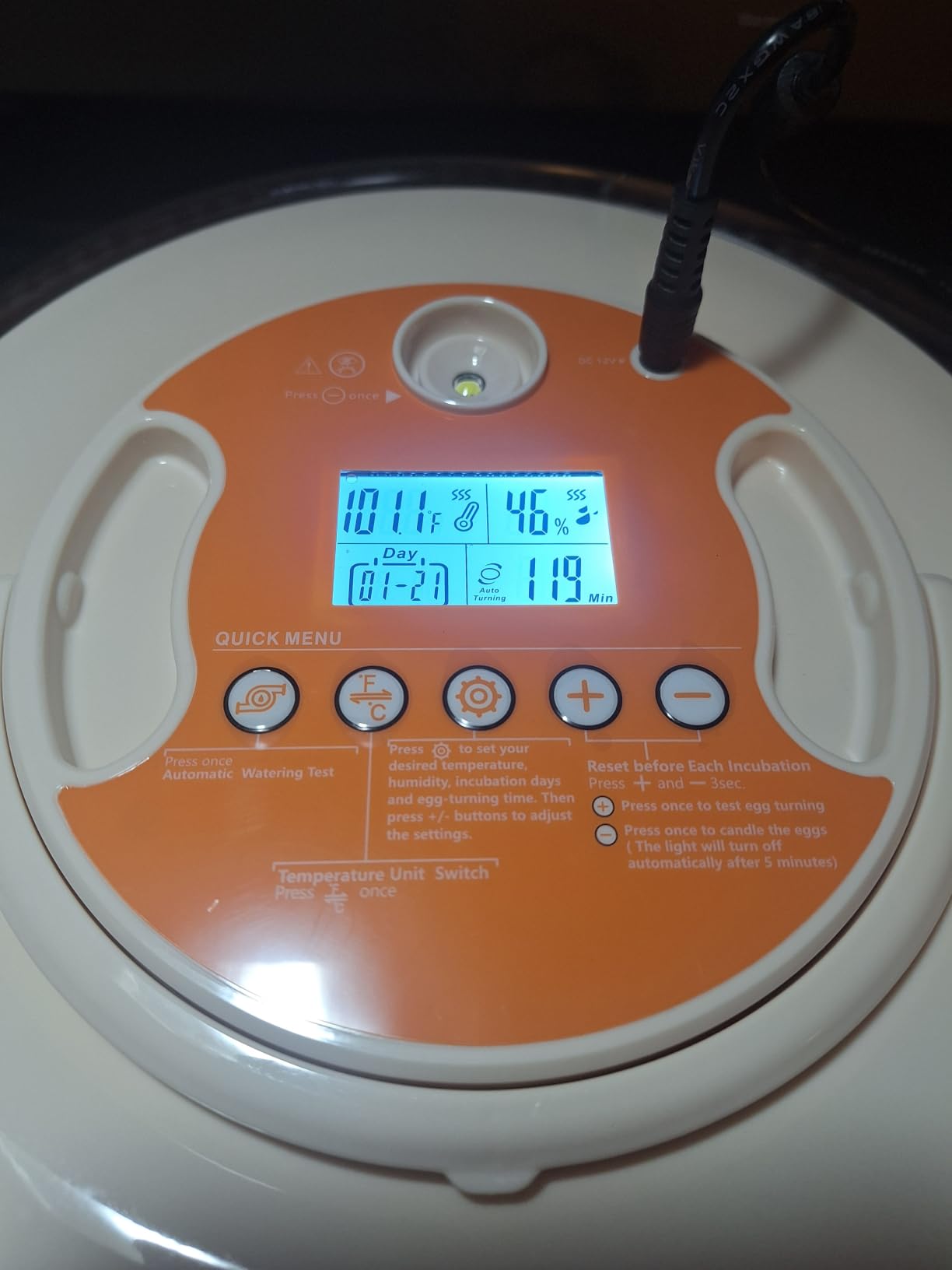 288 Egg Incubator for Hatching Eggs, Fully Automatic Egg Incubator with Auto Temp/Water/Turning, for Chicken Duck Goose Quail Pigeon Turtle Eggs, Humidity Control by Bottles, 362° View Clear Window customer photo 1