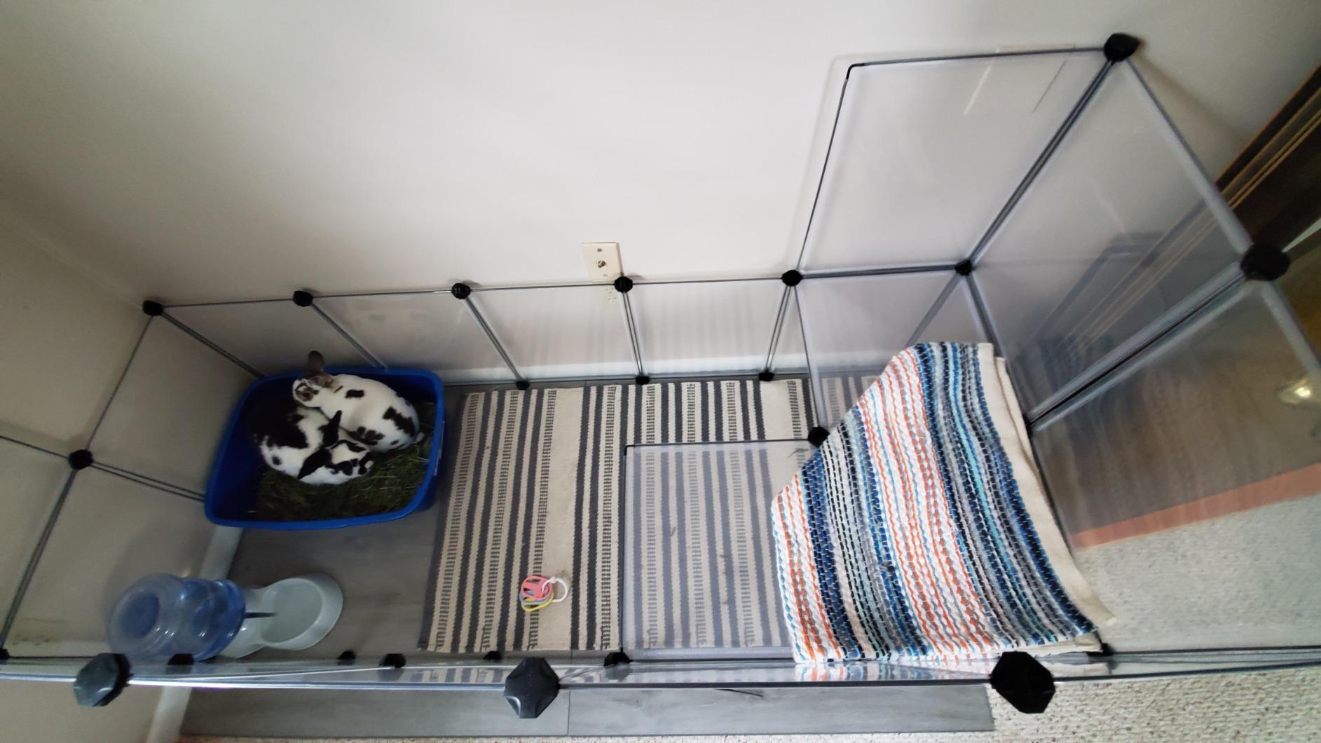 SONGMICS Steel Wire Small Animal Enclosure with Door customer photo 2
