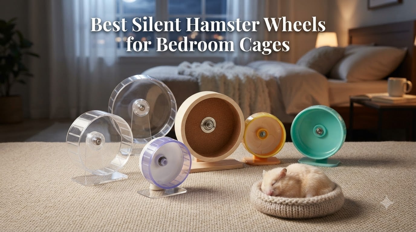 Best Silent Hamster Wheels for Bedroom Cages