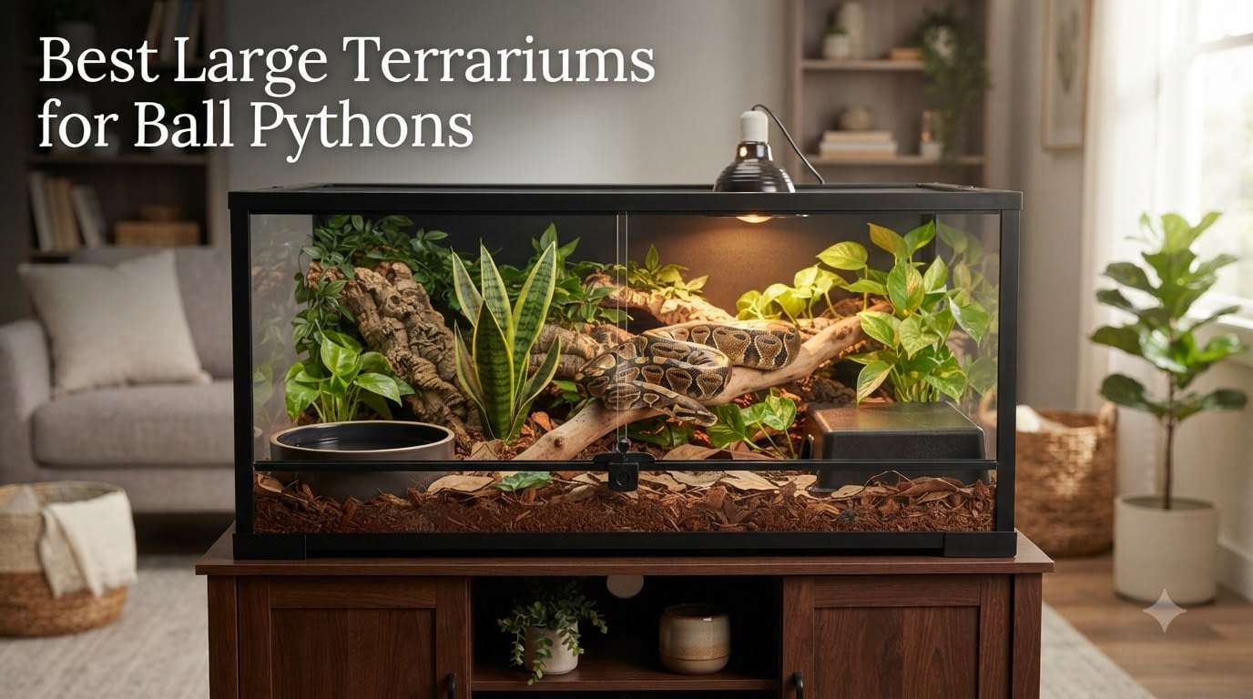 Best Large Terrariums for Ball Pythons