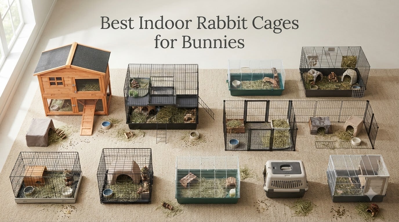 Best Indoor Rabbit Cages for Bunnies