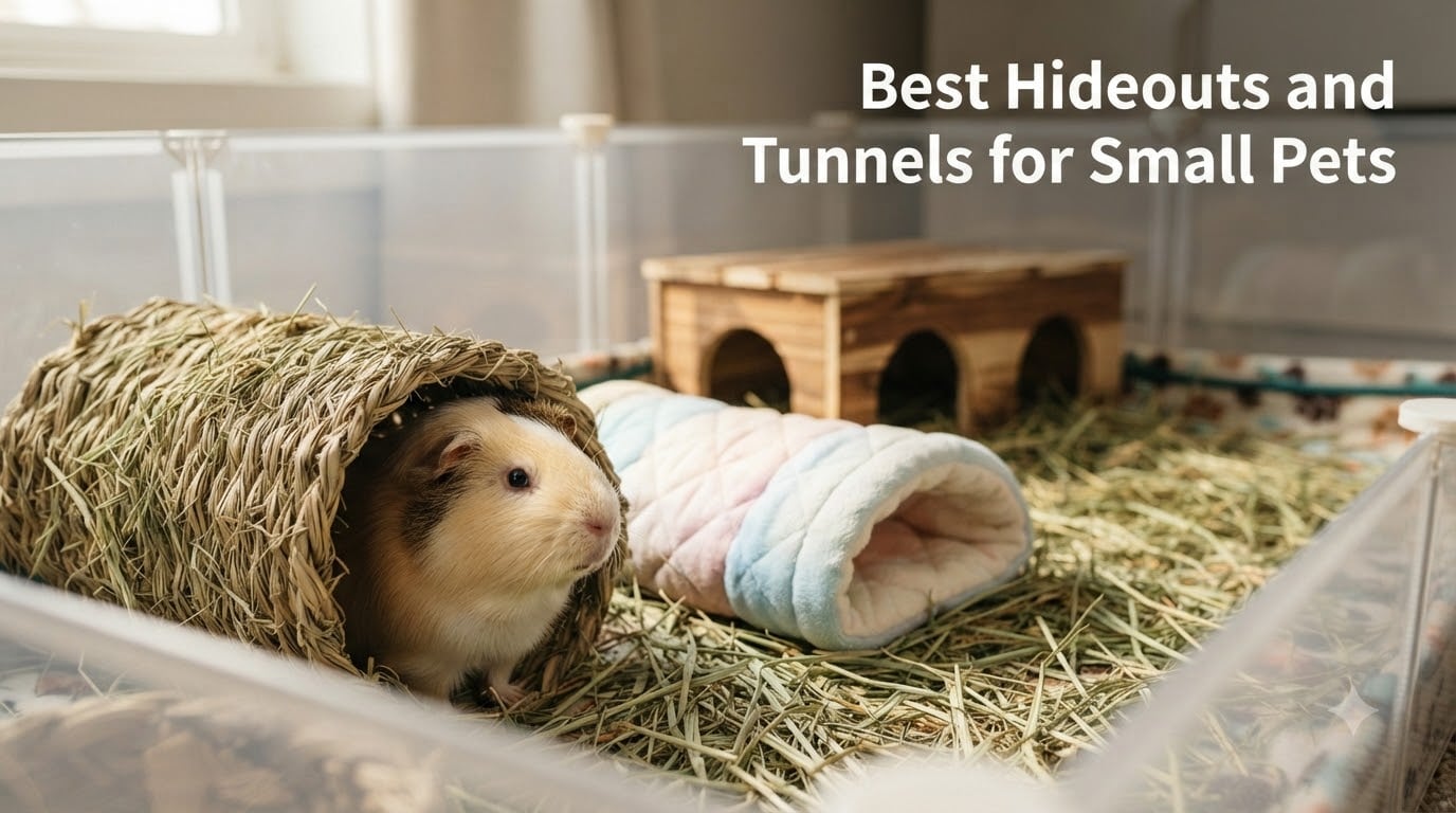 Best Hideouts and Tunnels for Small Pets