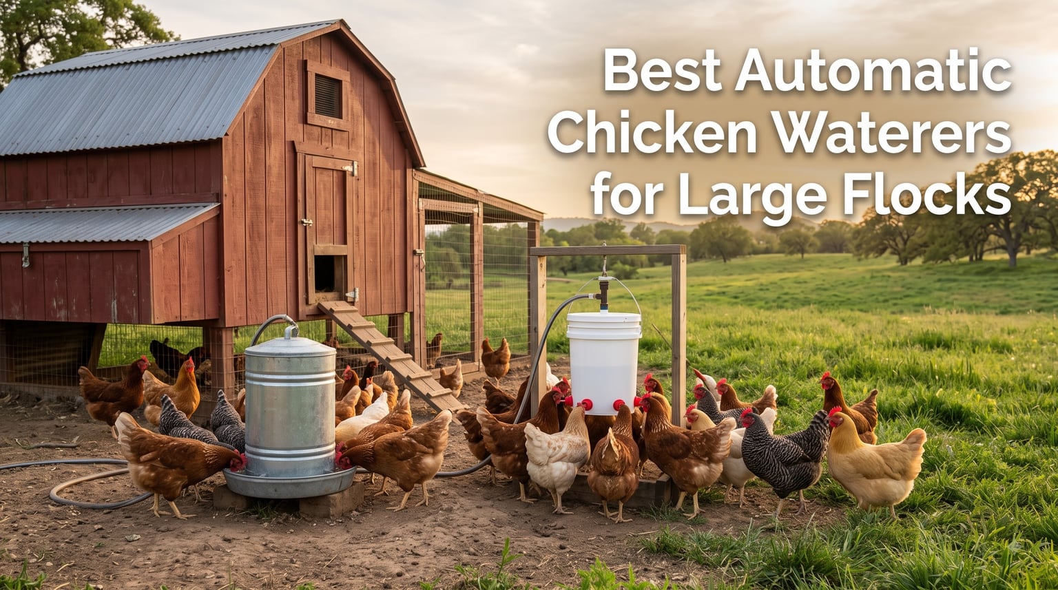 Best Automatic Chicken Waterers for Large Flocks