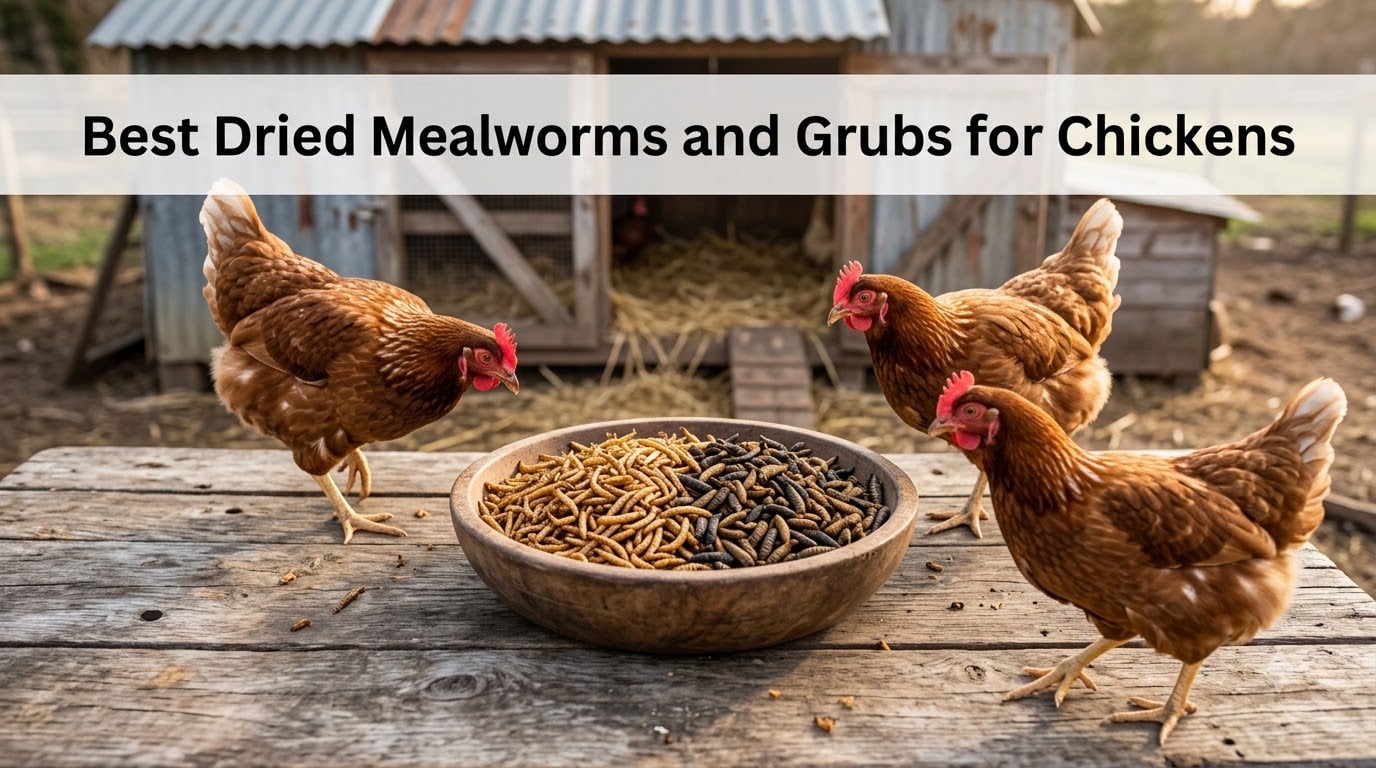 Best Dried Mealworms and Grubs for Chickens