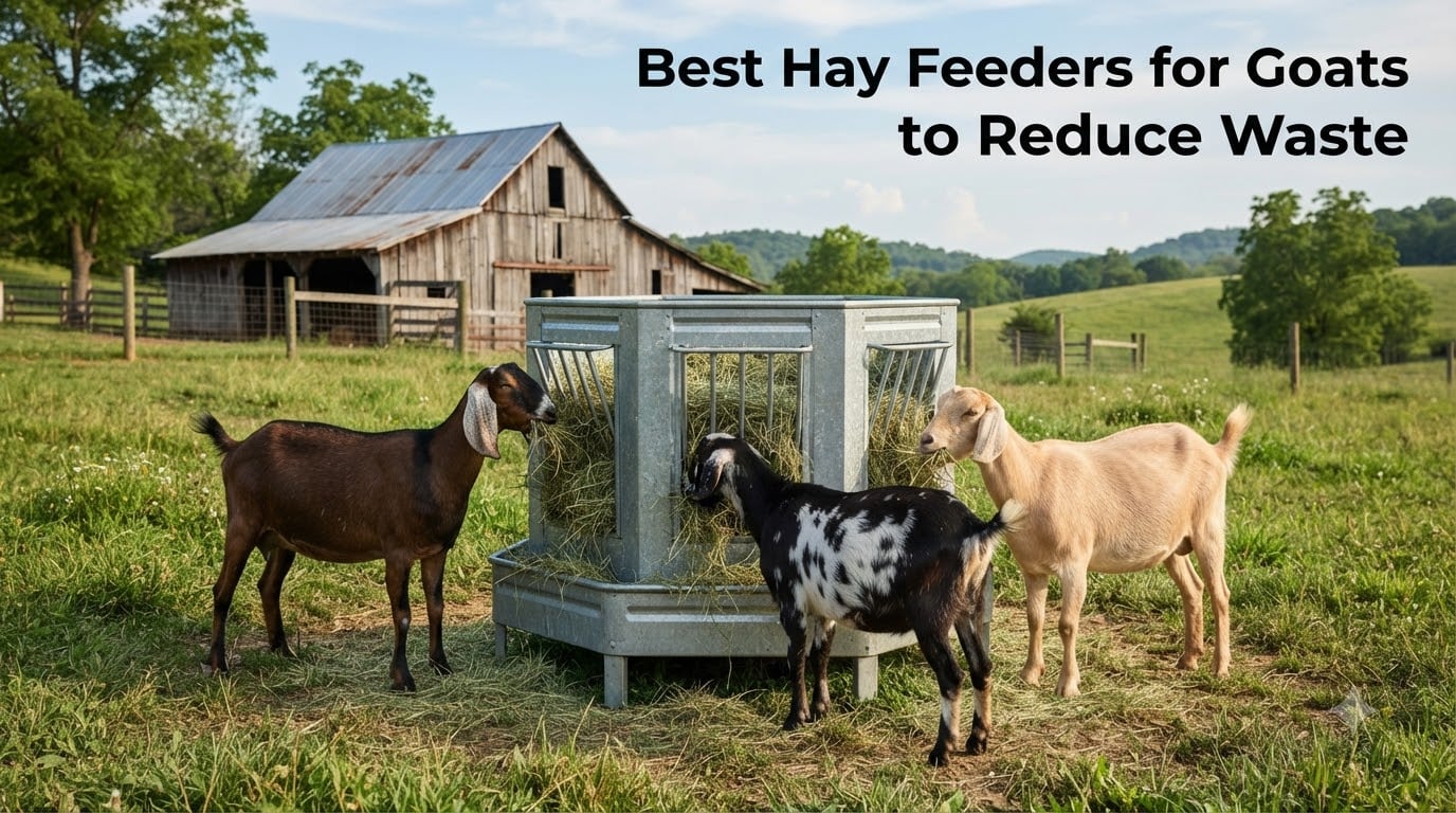 Best Hay Feeders for Goats to Reduce Waste