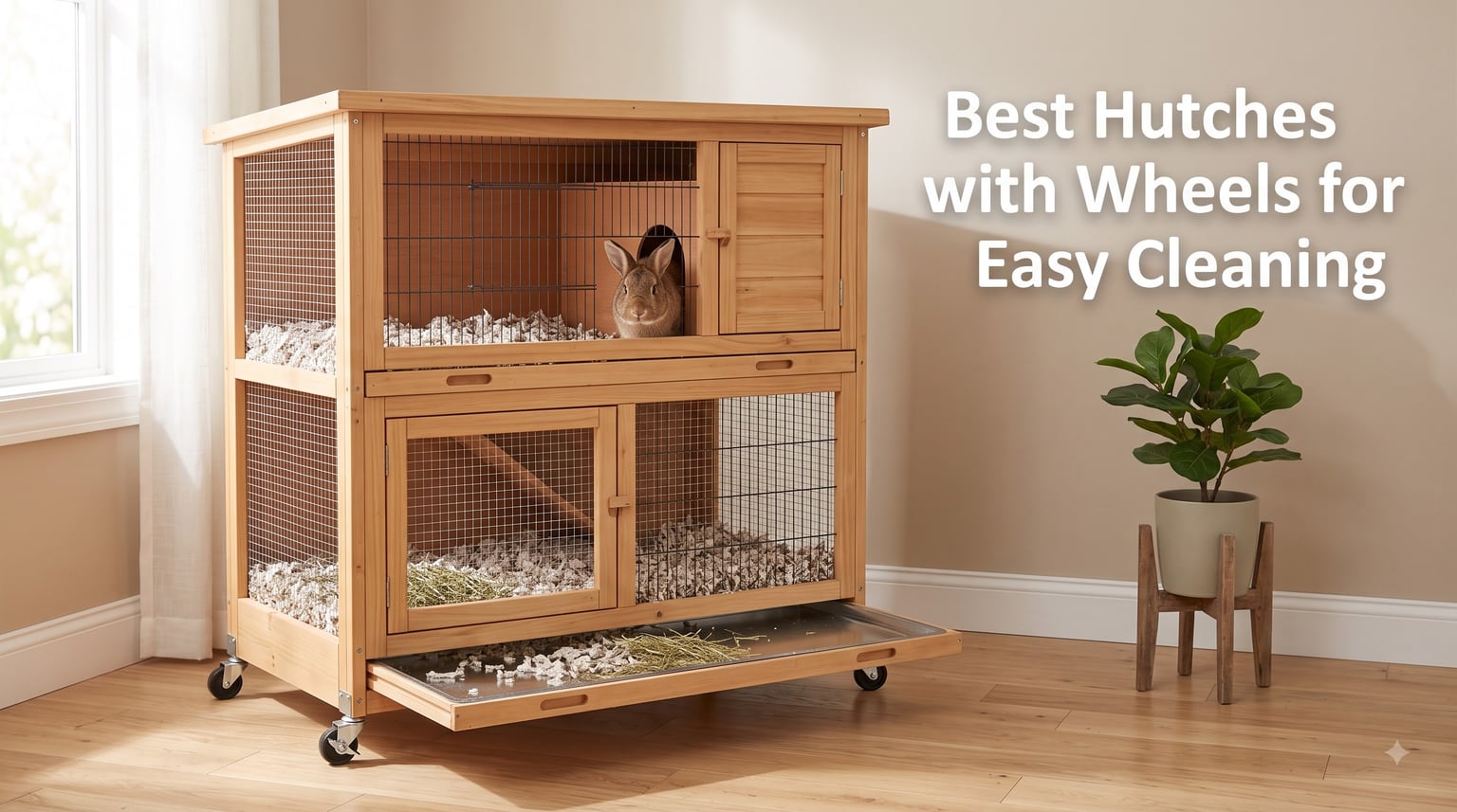 Best Hutches with Wheels for Easy Cleaning