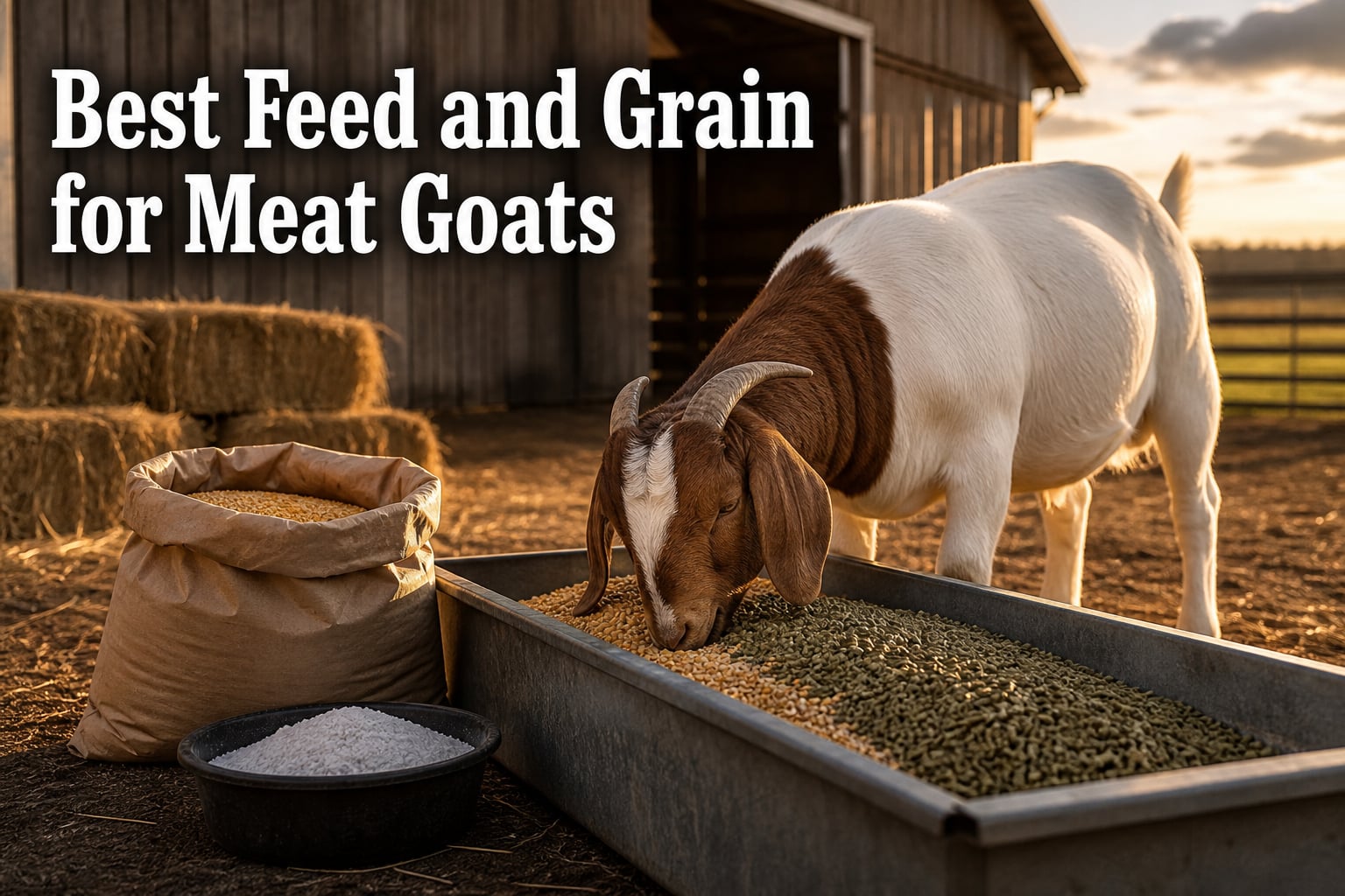 Best Feed and Grain for Meat Goats