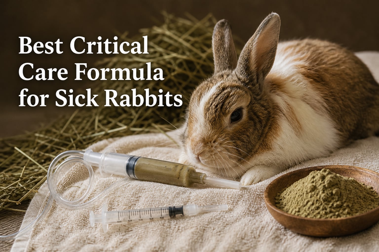 Best Critical Care Formula for Sick Rabbits