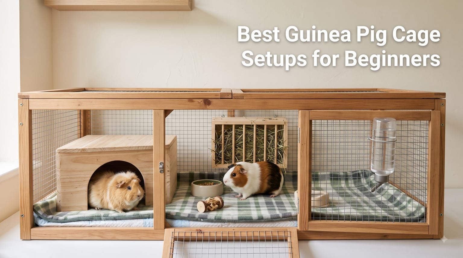 Best Guinea Pig Cage Setups for Beginners