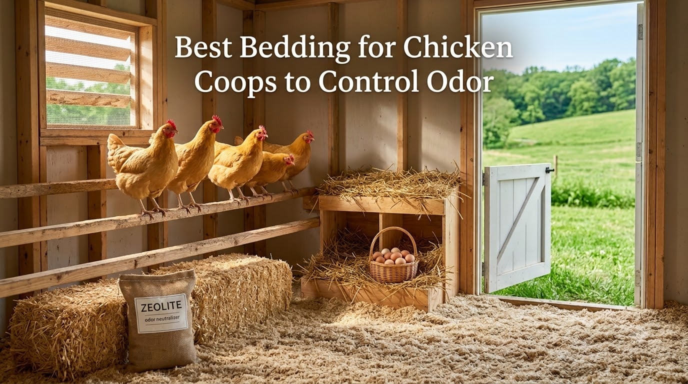 Best Bedding for Chicken Coops to Control Odor