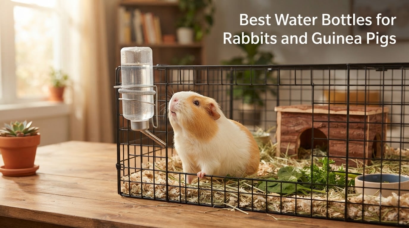 Best Water Bottles for Rabbits and Guinea Pigs