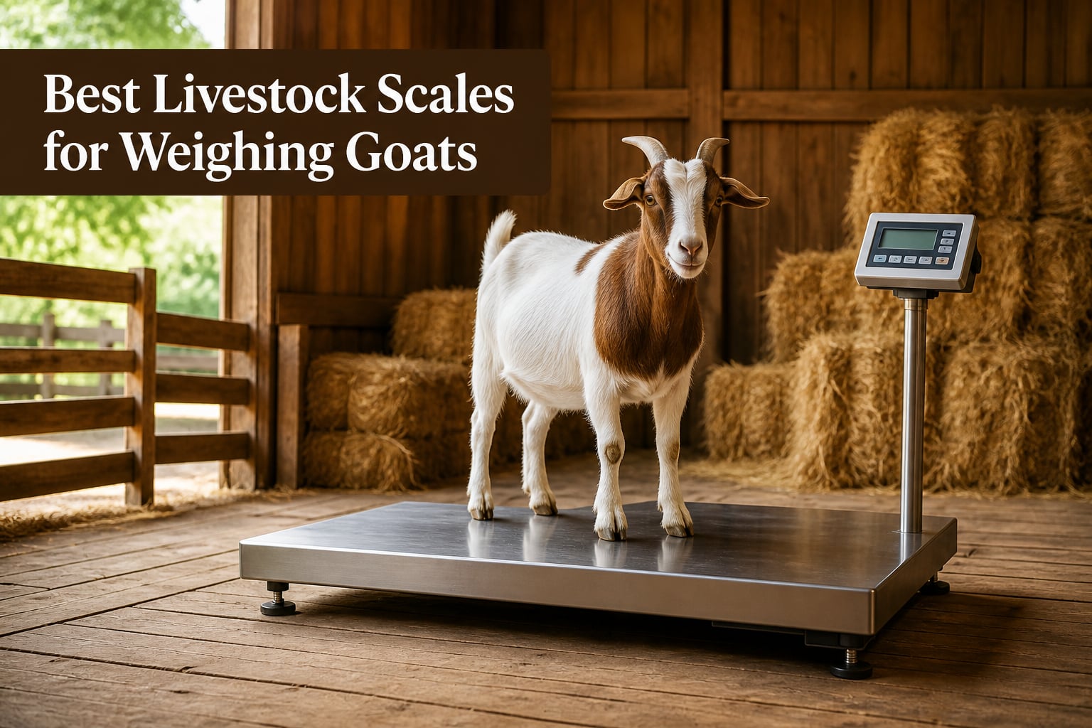 Best Livestock Scales for Weighing Goats