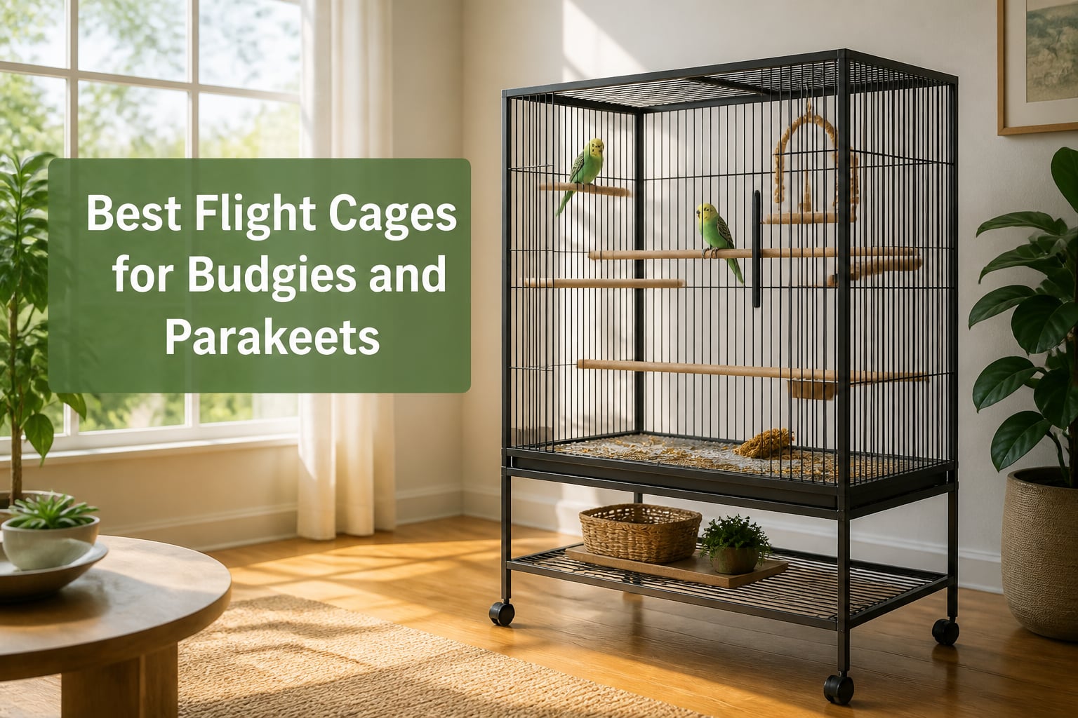 Best Flight Cages for Budgies and Parakeets
