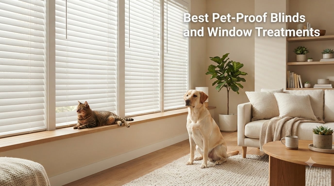 Best Pet-Proof Blinds and Window Treatments
