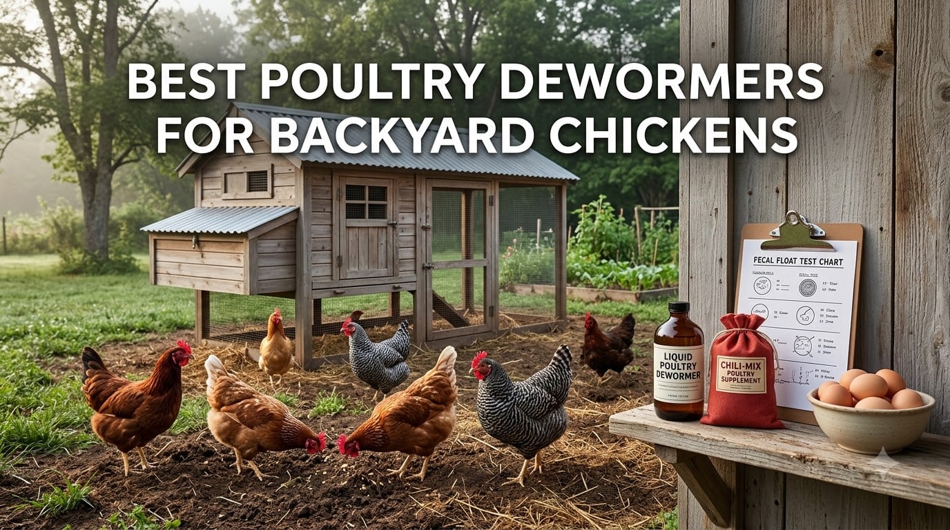 Best Poultry Dewormers for Backyard Chickens