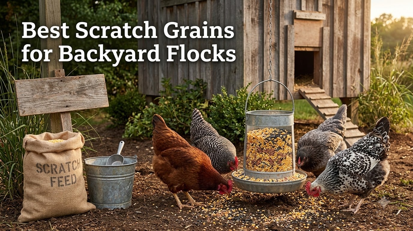 Best Scratch Grains for Backyard Flocks