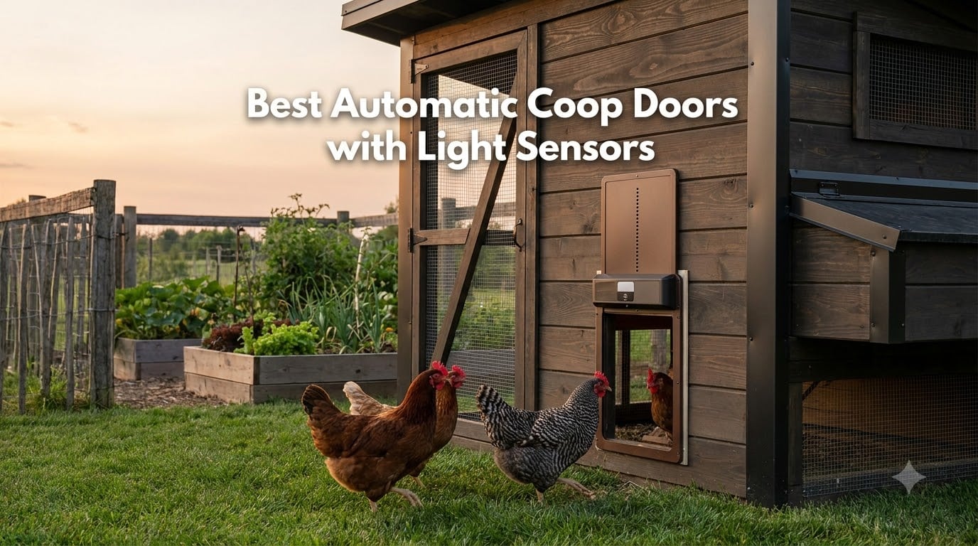 Best Automatic Coop Doors with Light Sensors