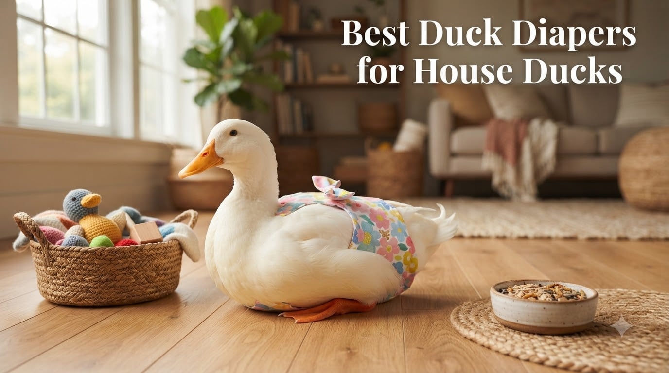 Best Duck Diapers for House Ducks